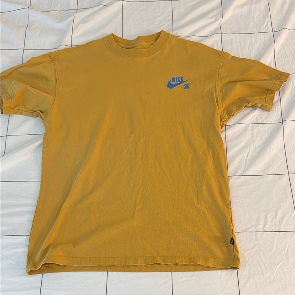 Nike SB Yellow and Blue Short Sleeve Tee